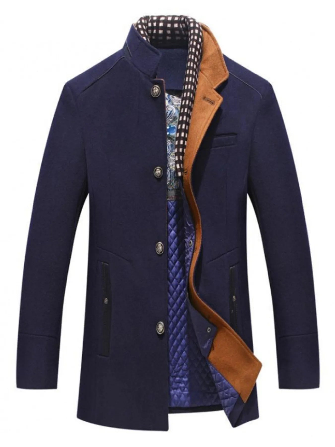 Men’s Plus Size Quilted Coat | Warm & Durable Outerwear