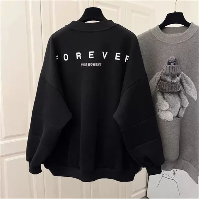 Women’s Fashion Doll Sweatshirt | Loose Fit Trendy Pullover