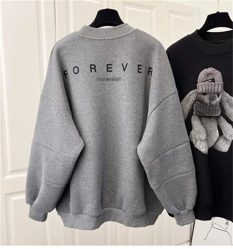 Women’s Fashion Doll Sweatshirt | Loose Fit Trendy Pullover