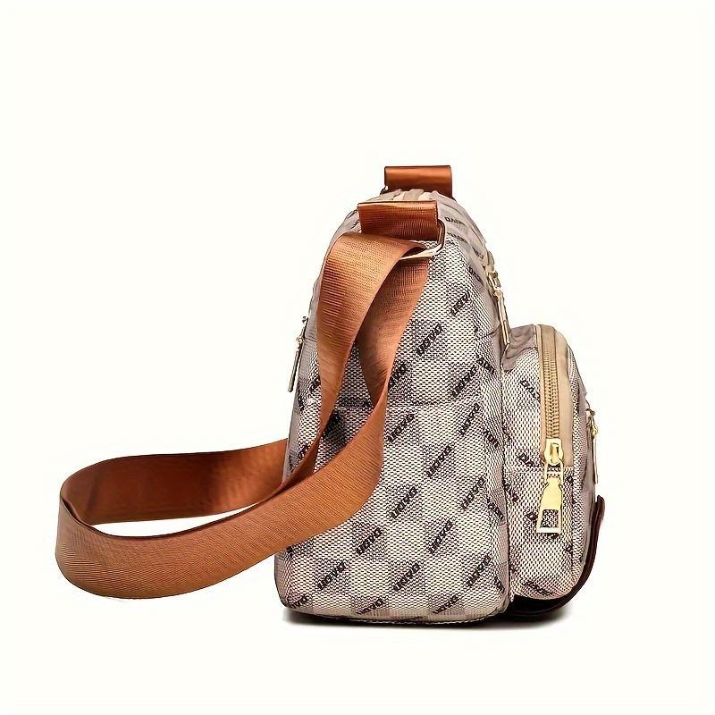Women’s Vegan Leather Shoulder Bag | Multi-Pocket