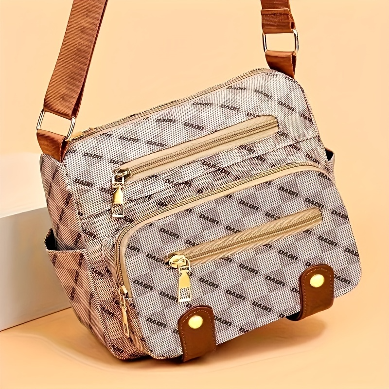 Women’s Vegan Leather Shoulder Bag | Multi-Pocket
