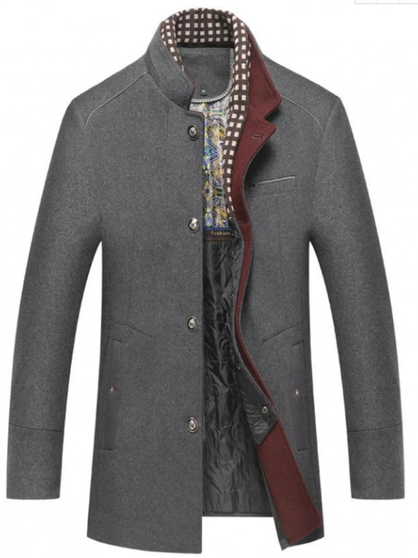 Men’s Plus Size Quilted Coat | Warm & Durable Outerwear