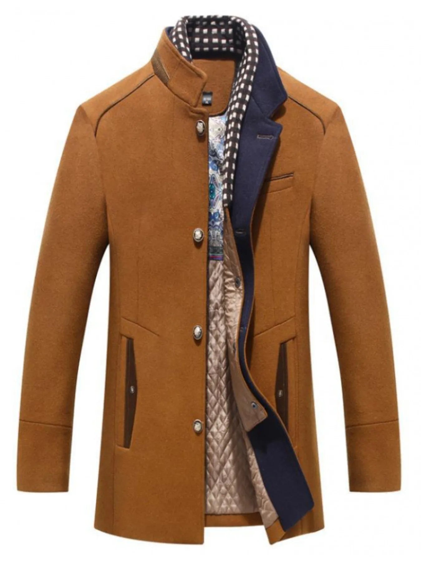 Men’s Plus Size Quilted Coat | Warm & Durable Outerwear