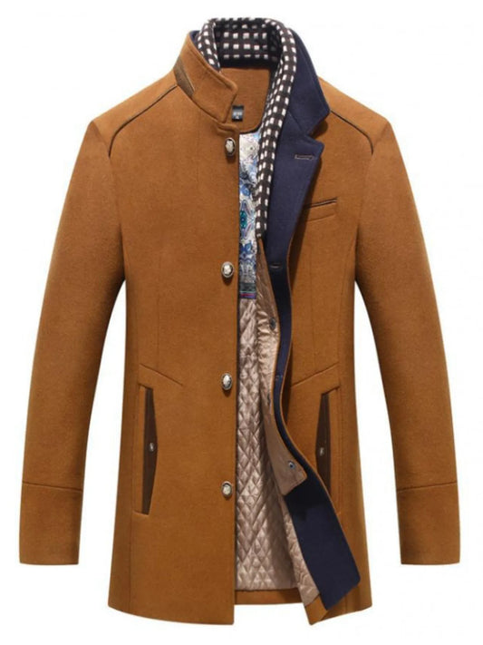 Men’s Plus Size Quilted Coat | Warm & Durable Outerwear