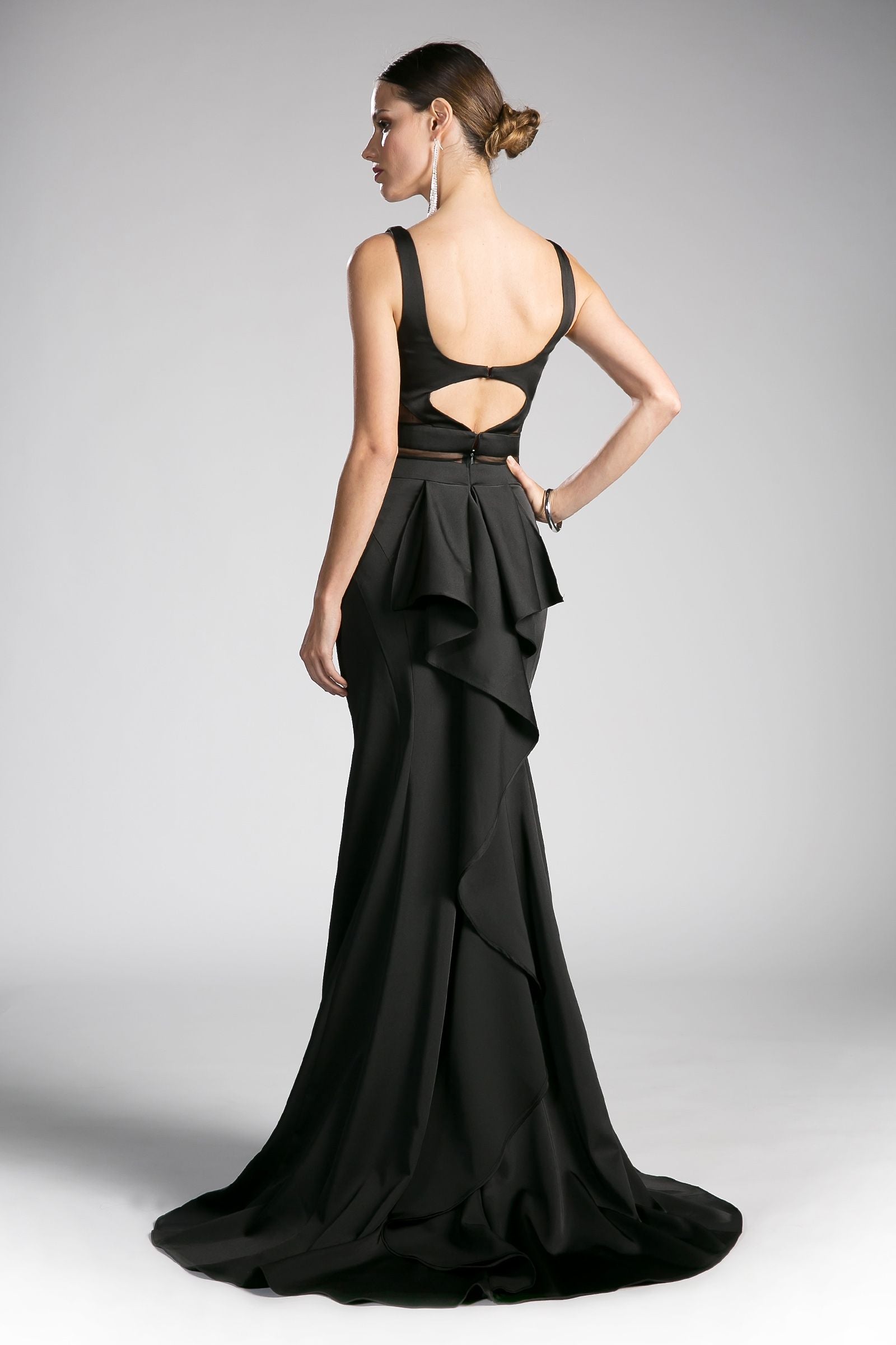 Fitted Jersey Dress with Cut Outs | Sleek Modern Style