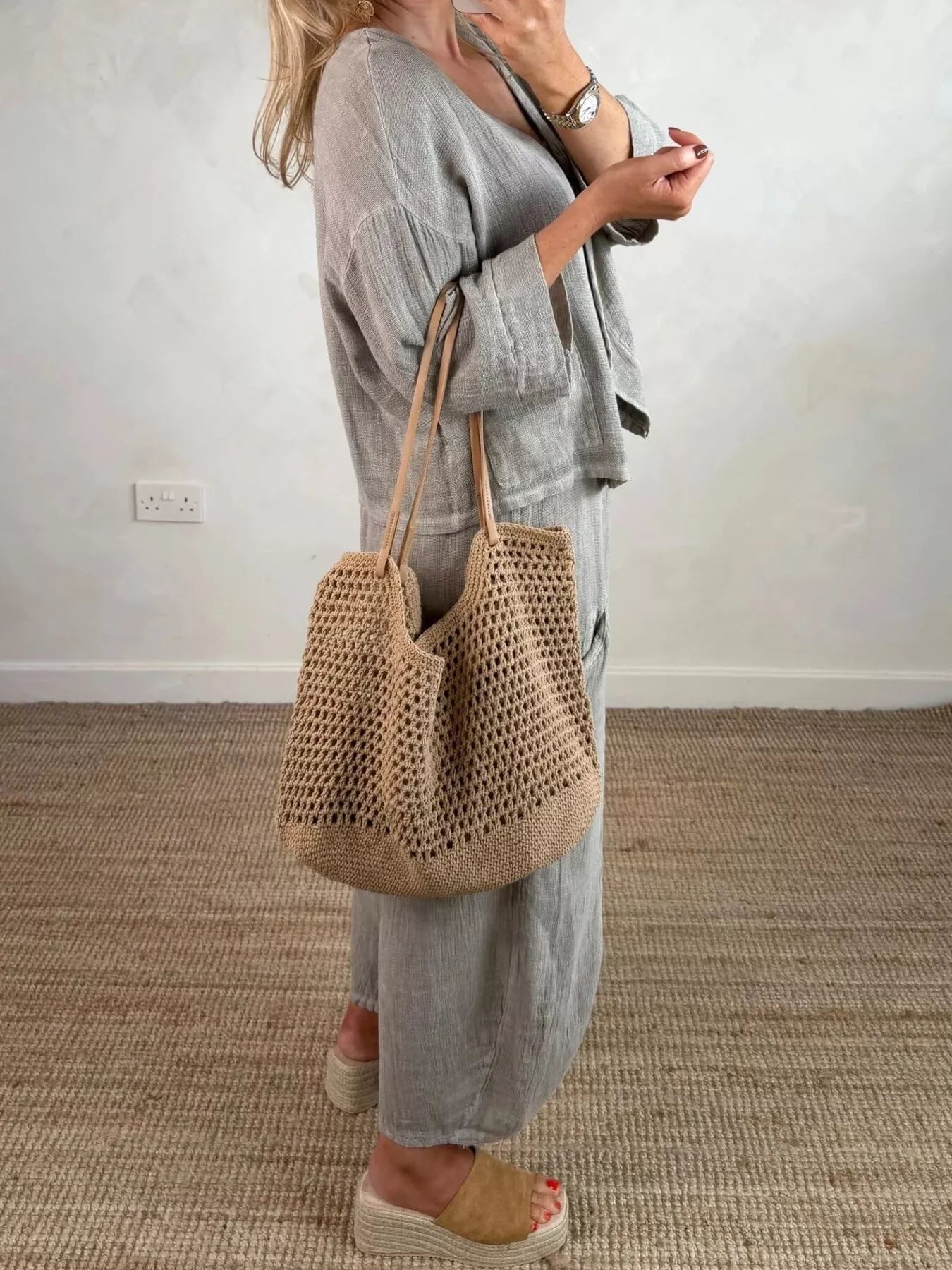 Minimal Button Top & Pants Set | Effortless Modern Style