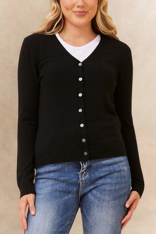 Collette Lightweight Cardigan | Soft Button-Front Women’s Knit