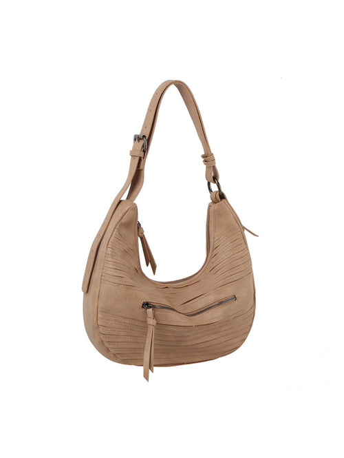 Grained Leather Hobo Bag | Soft & Stylish Everyday Purse