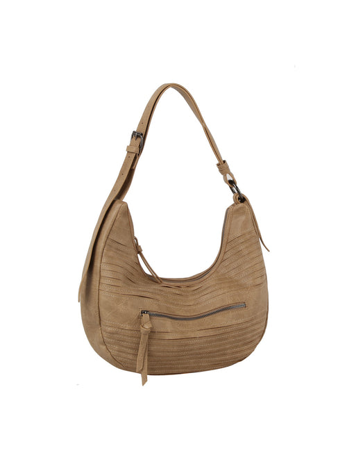 Grained Leather Hobo Bag | Soft & Stylish Everyday Purse