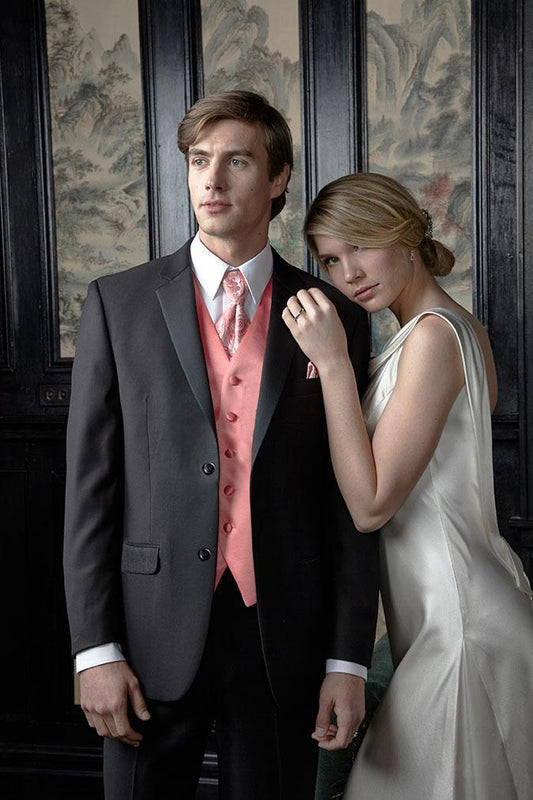 Aspen Black Suit Jacket | Tailored Notch Lapel Menswear