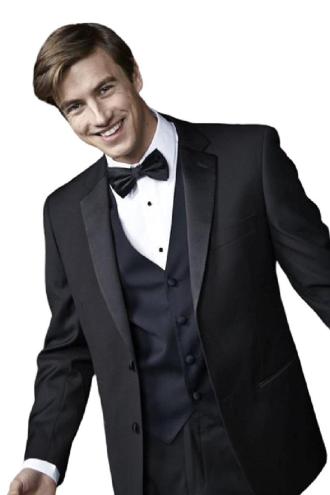 Barcelona Black Tuxedo Jacket | Modern Notch Lapel Suit