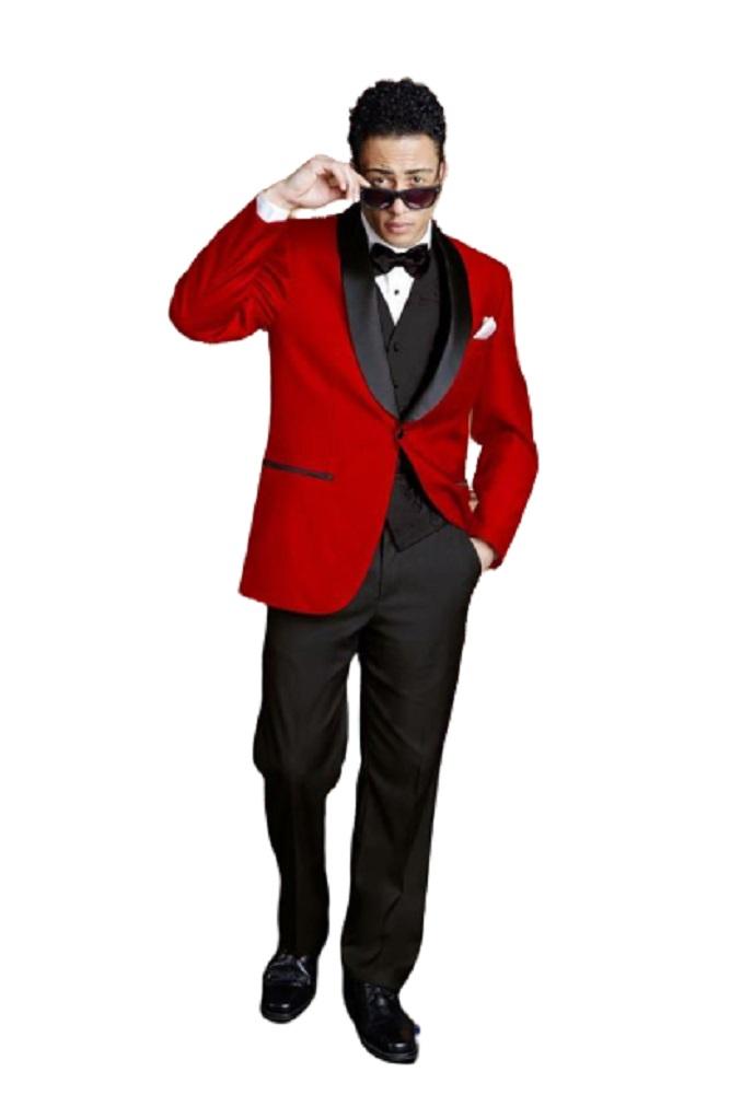 Bradford Red Tuxedo Jacket | Bold Shawl Lapel Formalwear