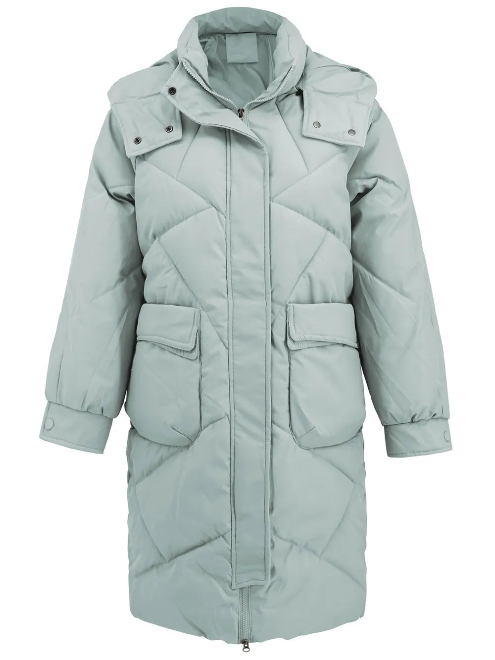 Quilted Hooded Coat | Warm & Lightweight Winter Wear