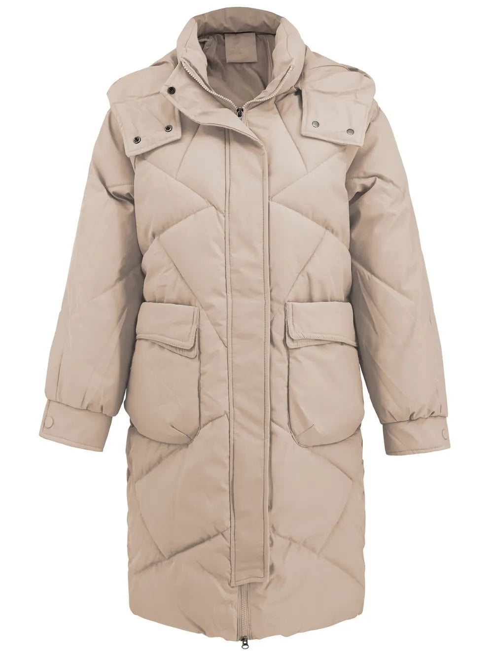 Quilted Hooded Coat | Warm & Lightweight Winter Wear