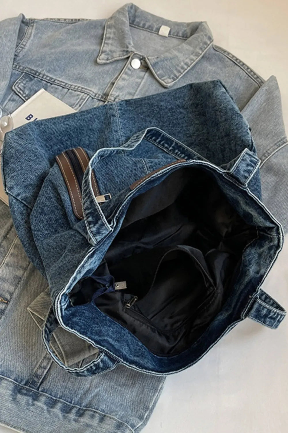 Casual Denim Tote | Durable & Trendy Everyday Bag