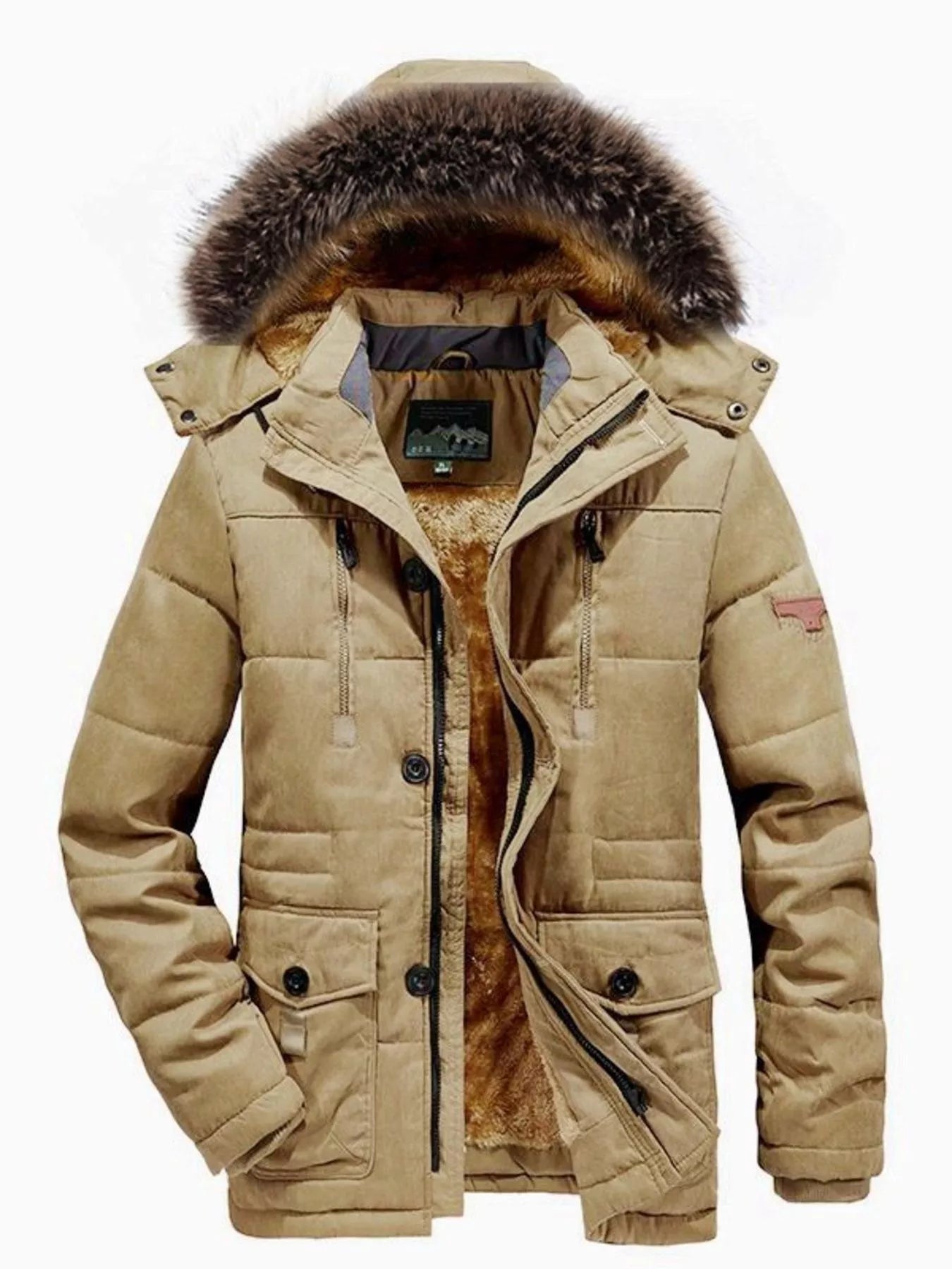 Classic Zip-Up Puffer Coat | Lightweight Warmth & Style