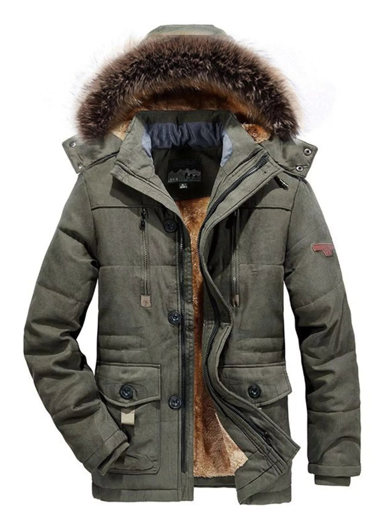 Classic Zip-Up Puffer Coat | Lightweight Warmth & Style