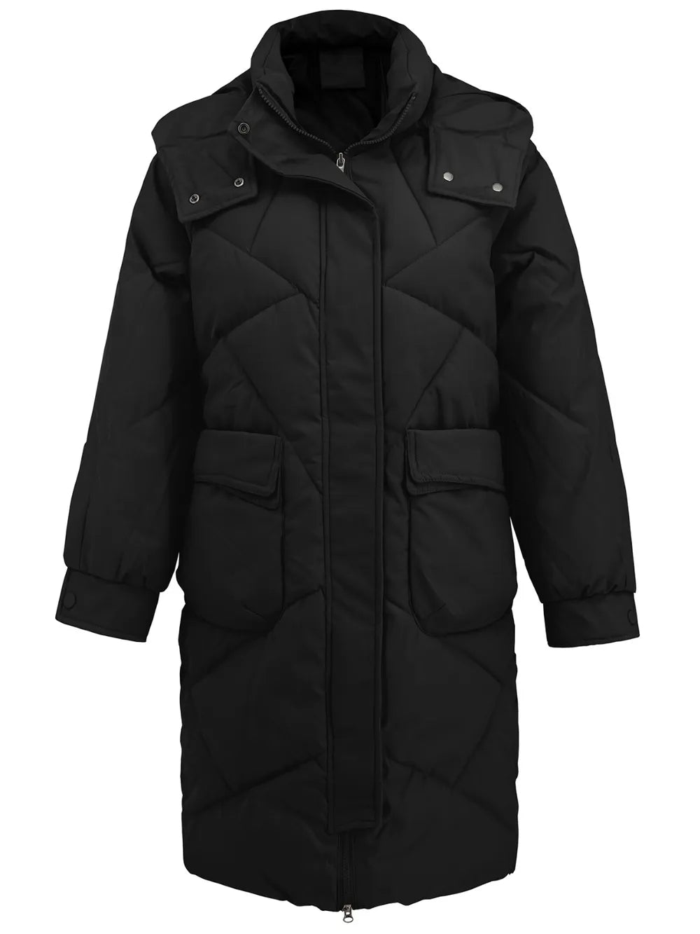 Quilted Hooded Coat | Warm & Lightweight Winter Wear
