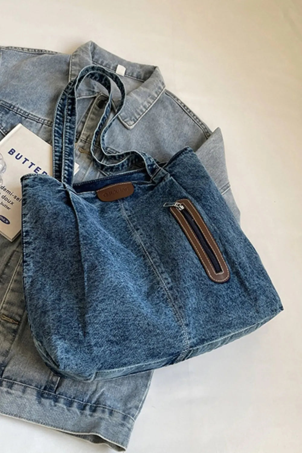 Casual Denim Tote | Durable & Trendy Everyday Bag